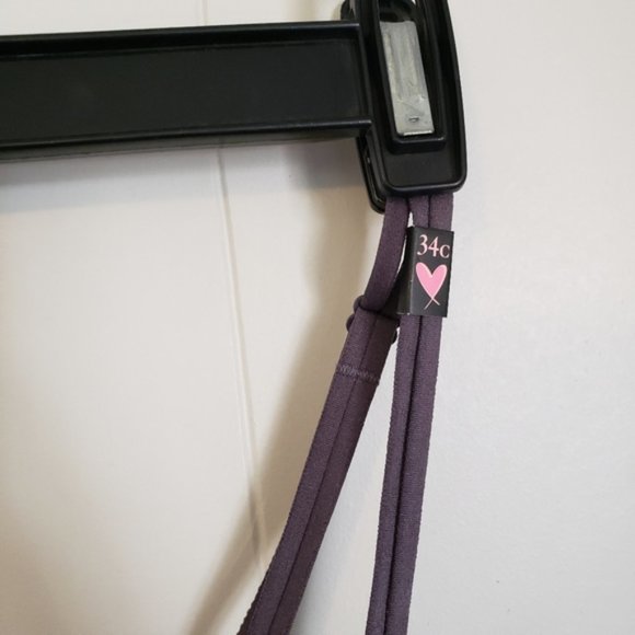 Victoria's Secret Push-Up Padded Underwire Strapless Bra NEW NWT 34C Purple - Picture 4 of 9